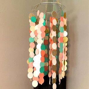 Homemade mobile for girls room